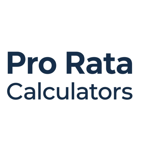 Pro rata calculators